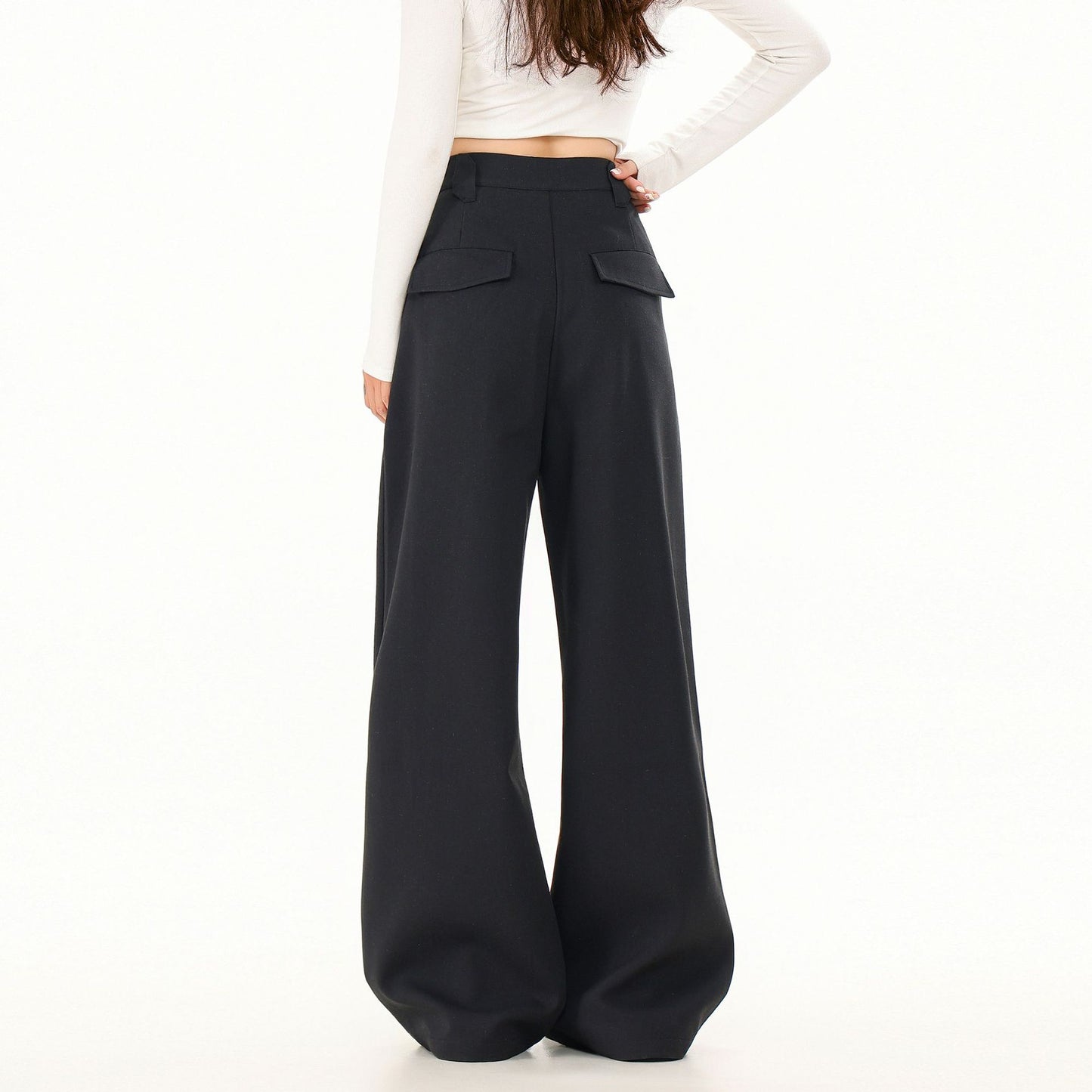 Pantalon large en Lin < Riviera >