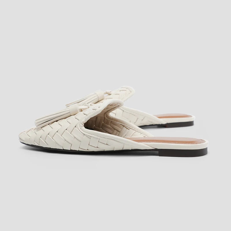 Mules "Tissage Riviera"