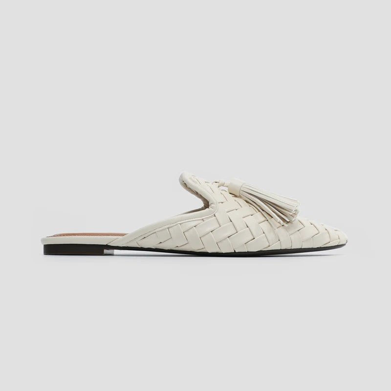 Mules "Tissage Riviera"