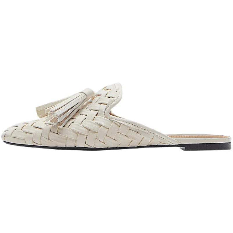Mules "Tissage Riviera"