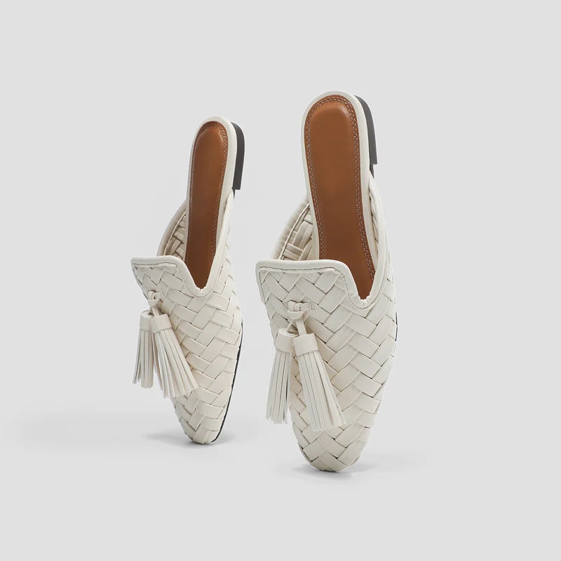 Mules "Tissage Riviera"