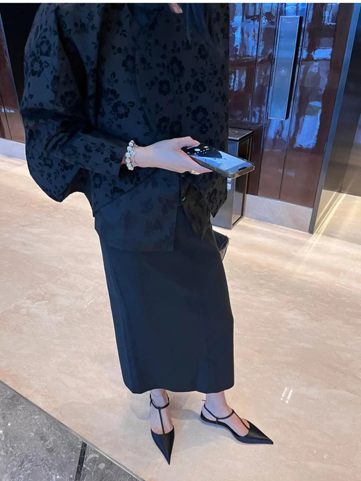 Escarpins "Audace Courbe"