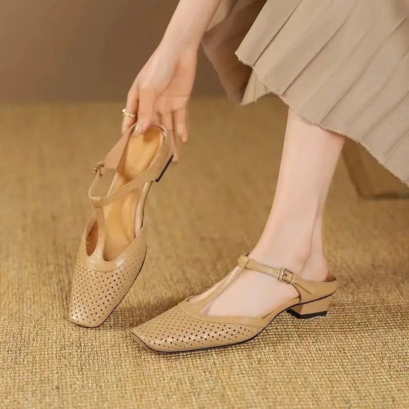 Slingbacks "Nude Chic"
