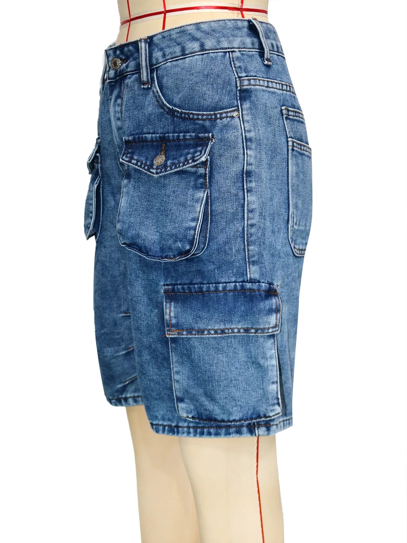 Le Short City "Cargo Denim"