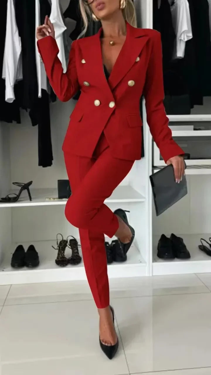 Tailleur Croisé Executive