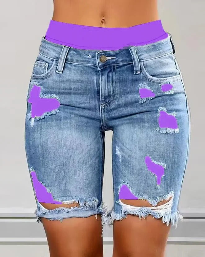 15 a Le "Distressed" Taille Haute