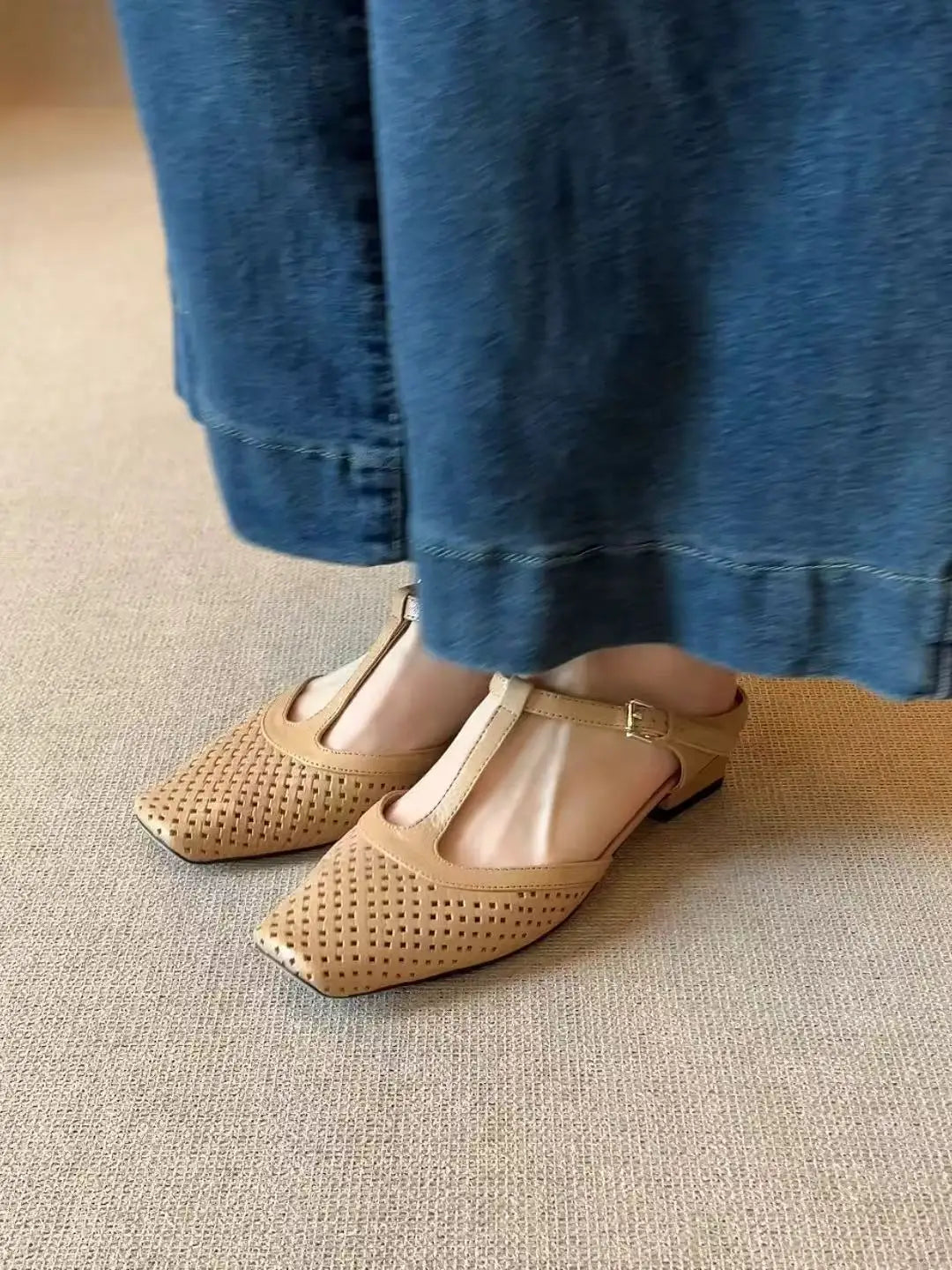 Slingbacks "Nude Chic"