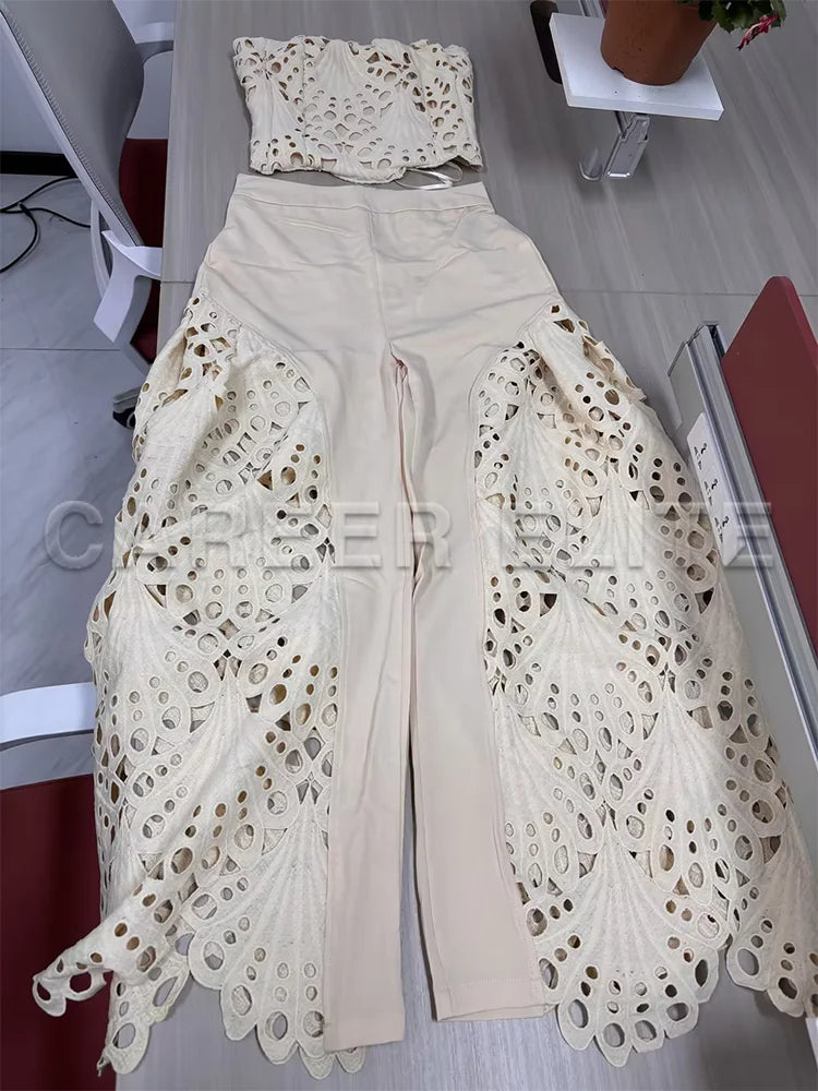 Combi-Pantalon Flora Noir