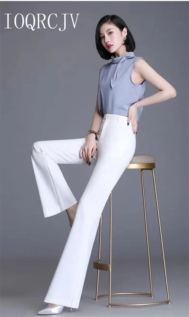 Pantalon Évasé Palazzo Blanc