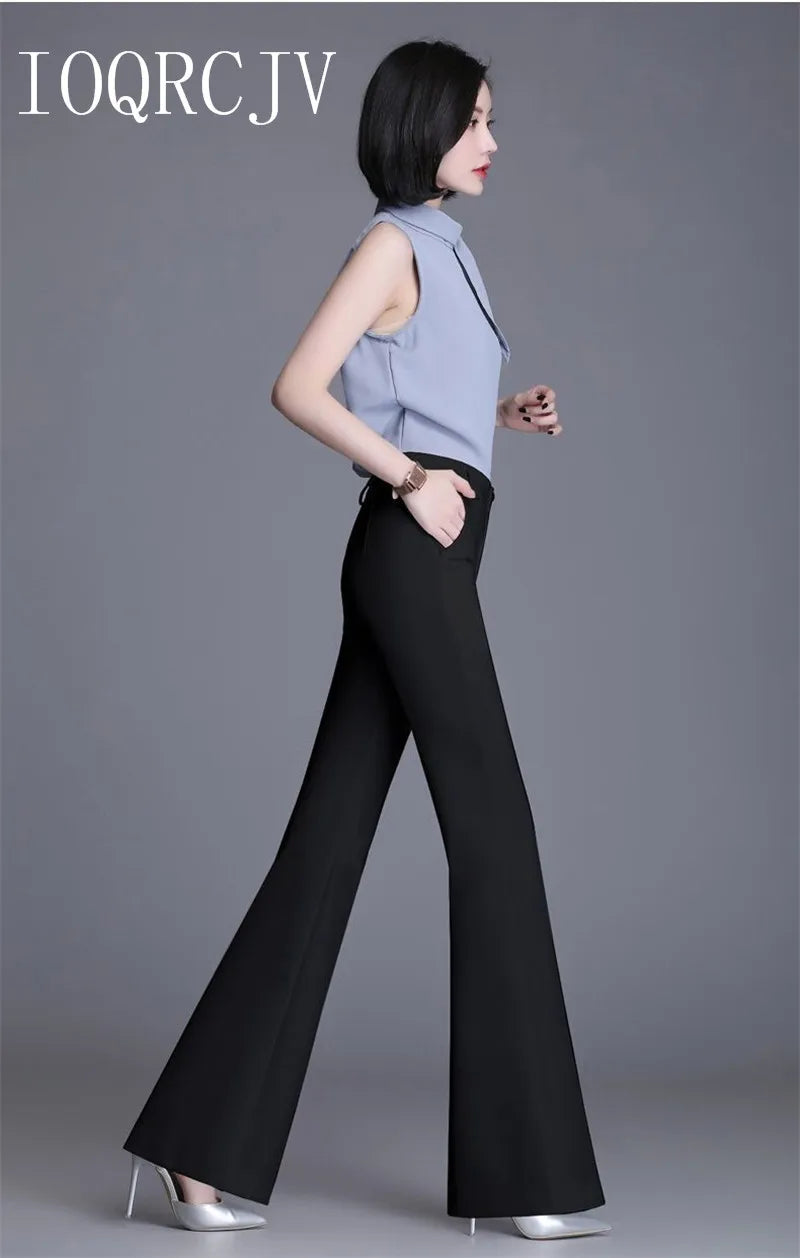 Pantalon Évasé Palazzo Blanc