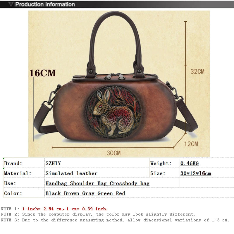 Sac à main classique rétro