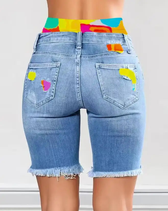 15 a Le "Distressed" Taille Haute