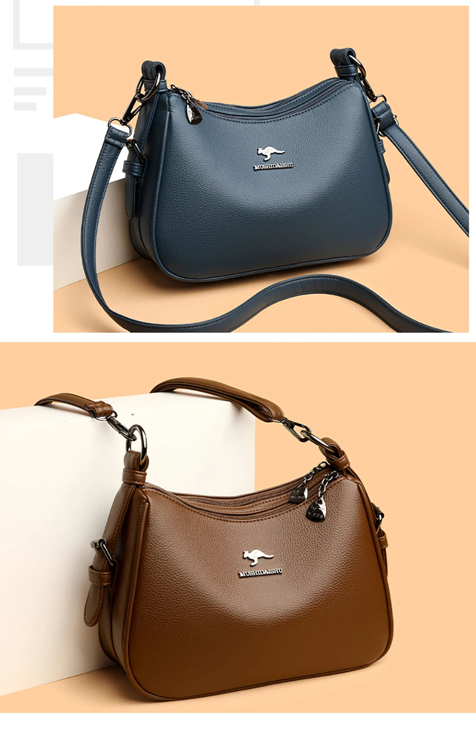 Sacs bandoulière cuir haute qualité