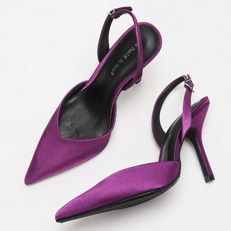 Escarpins "Miroir Noir"