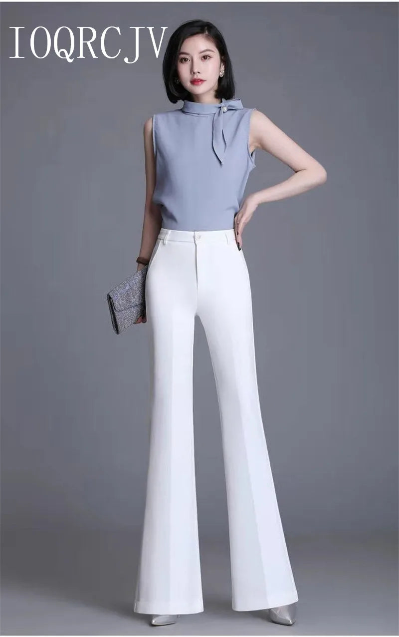 Pantalon Évasé Palazzo Blanc
