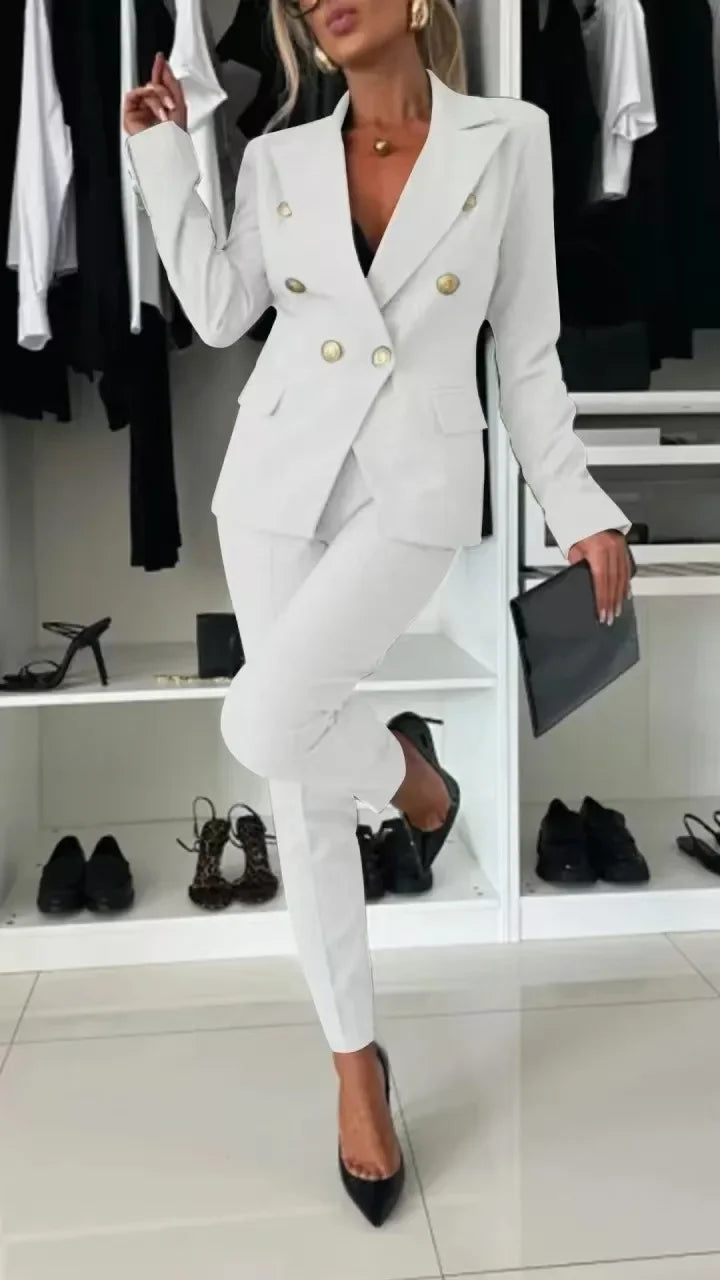 Tailleur Croisé Executive