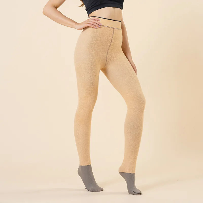10 - Le "Petit Chat" Polaire (Girl Winter Leggings)