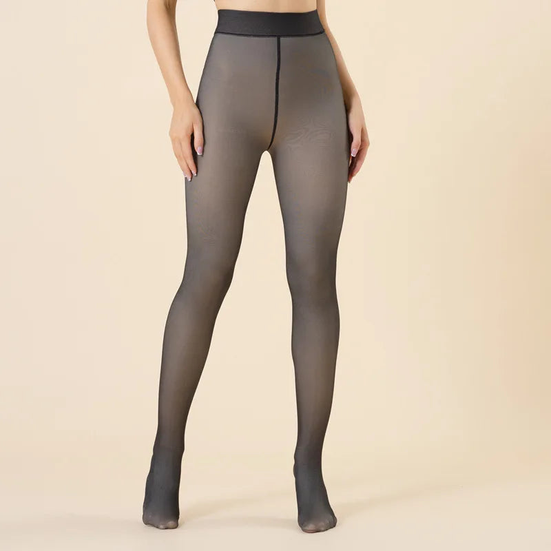 10 - Le "Petit Chat" Polaire (Girl Winter Leggings)