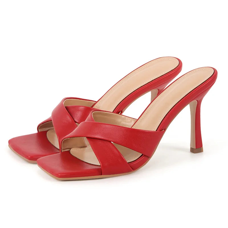 Mules "Rouge Passion"