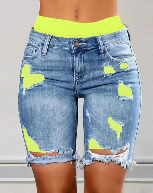 15 a Le "Distressed" Taille Haute