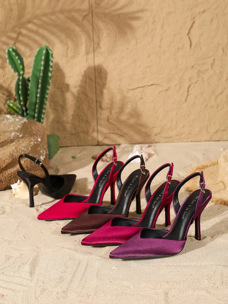 Escarpins "Miroir Noir"