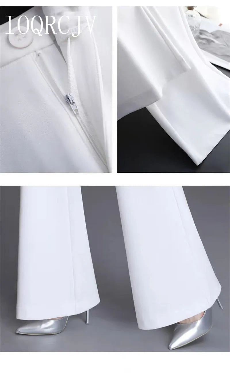 Pantalon Évasé Palazzo Blanc