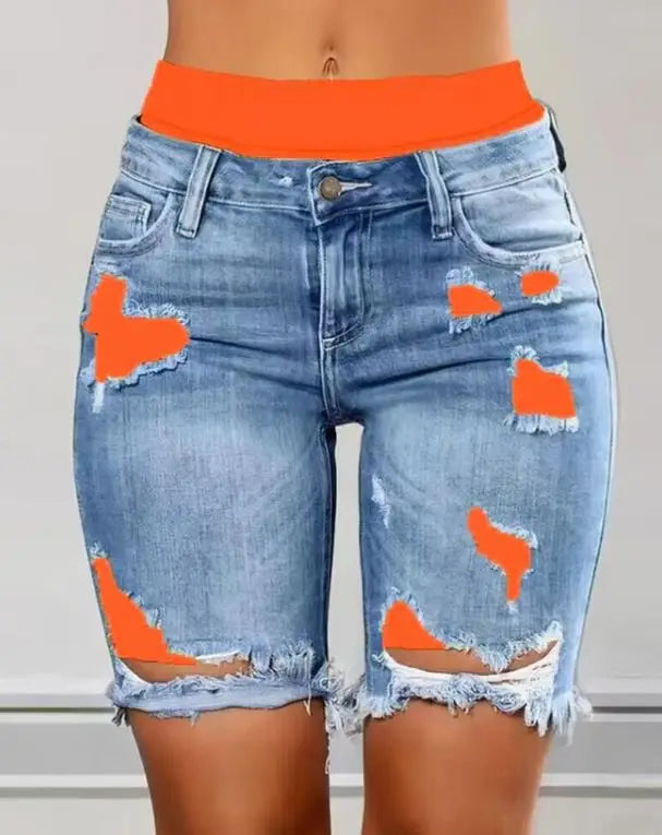 15 a Le "Distressed" Taille Haute