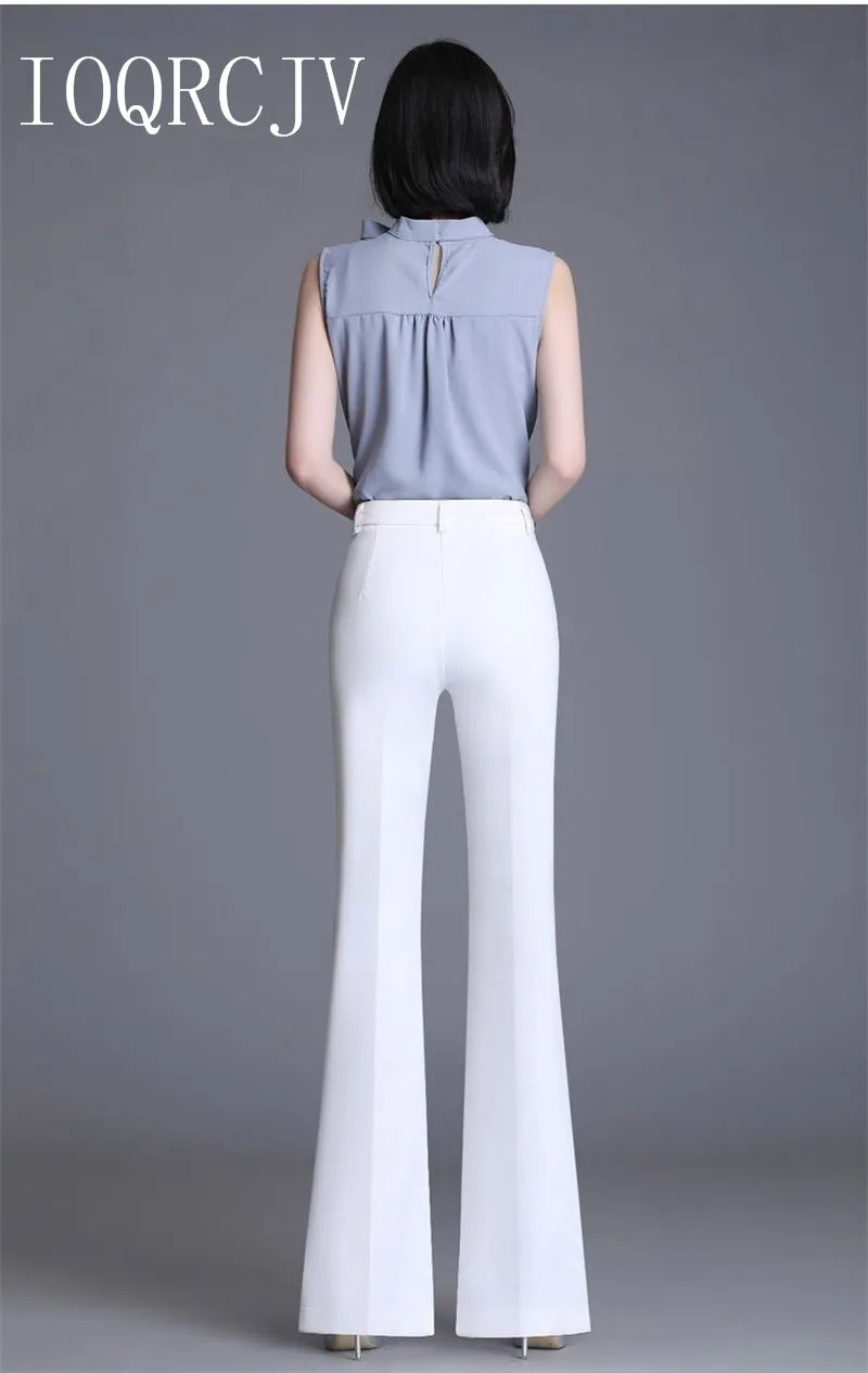 Pantalon Évasé Palazzo Blanc