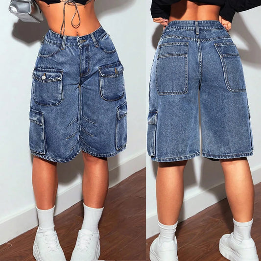Le Short City "Cargo Denim"