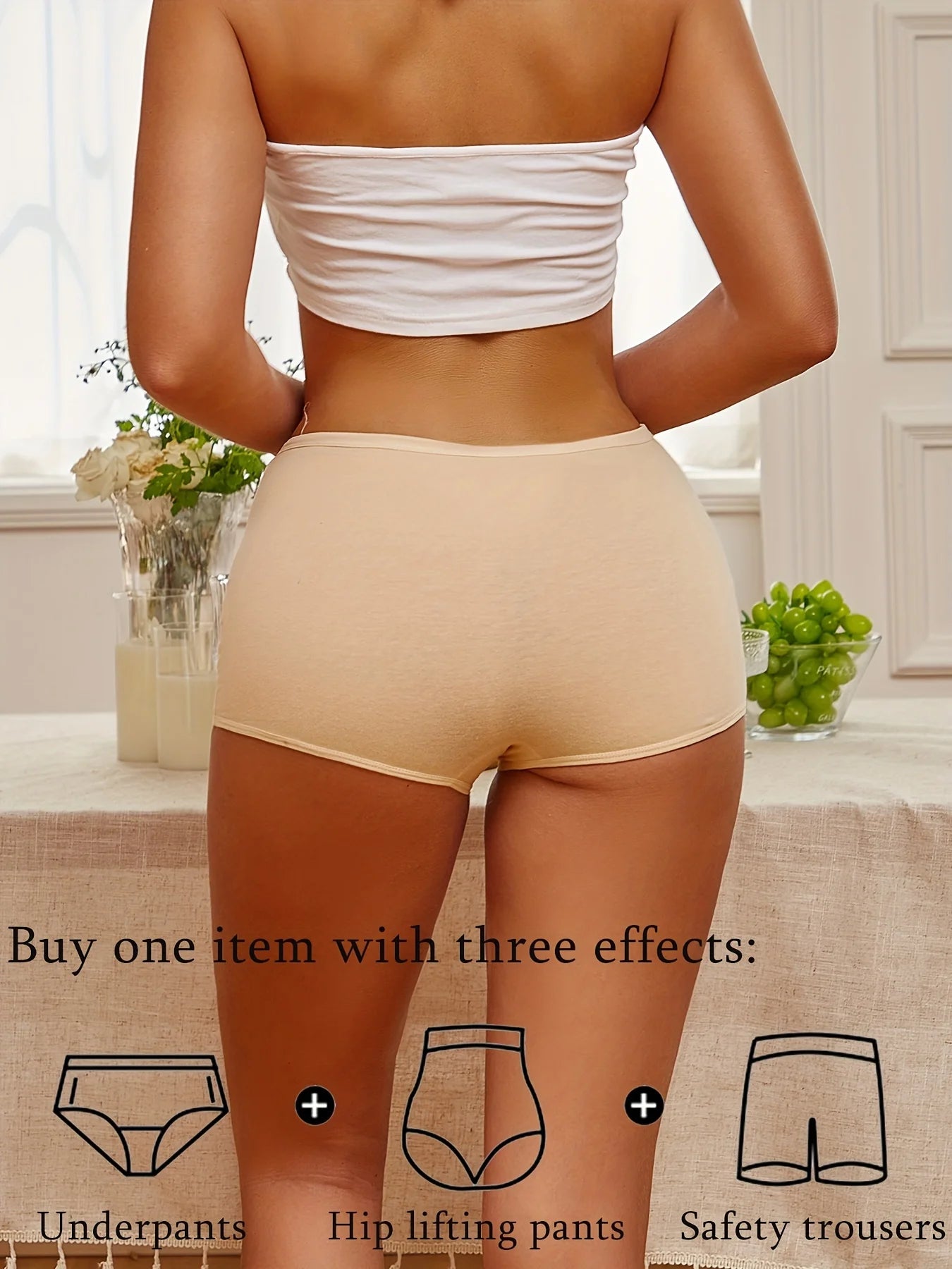 Shorty Coton Invisible (Lot)