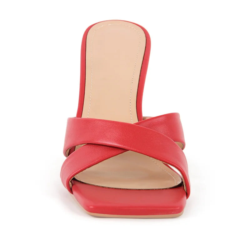 Mules "Rouge Passion"