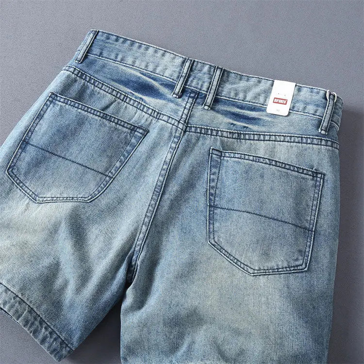 18 a Short "Noeud Royal" Denim