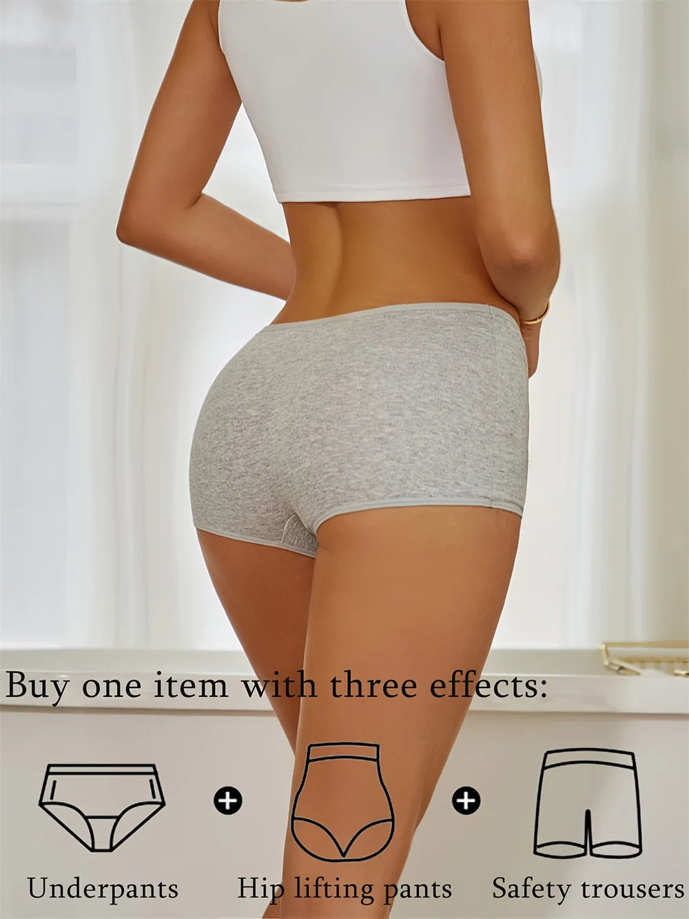 Shorty Coton Invisible (Lot)