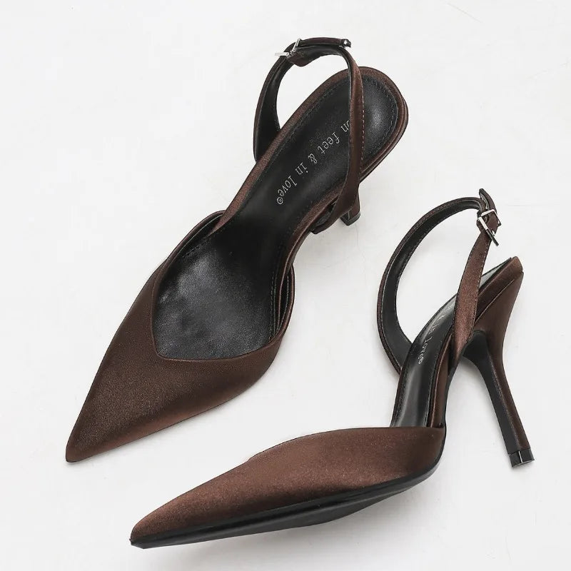Escarpins "Miroir Noir"