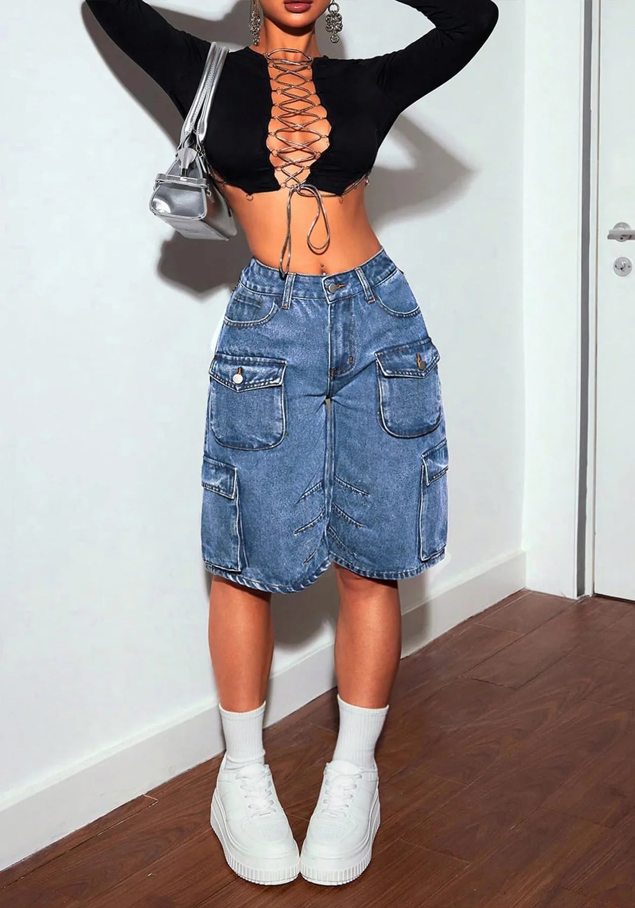 Le Short City "Cargo Denim"
