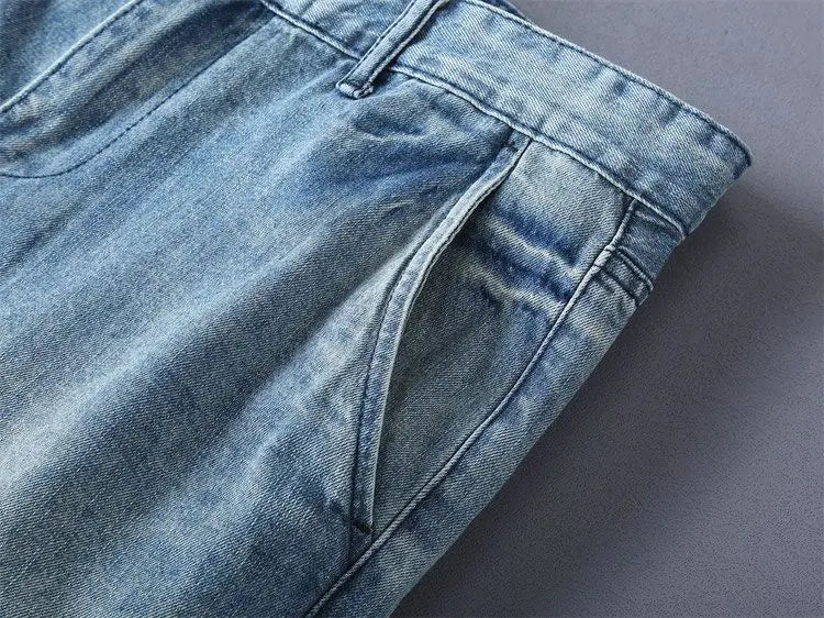18 a Short "Noeud Royal" Denim