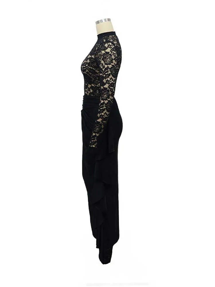 Combi-Pantalon Glamour Noir