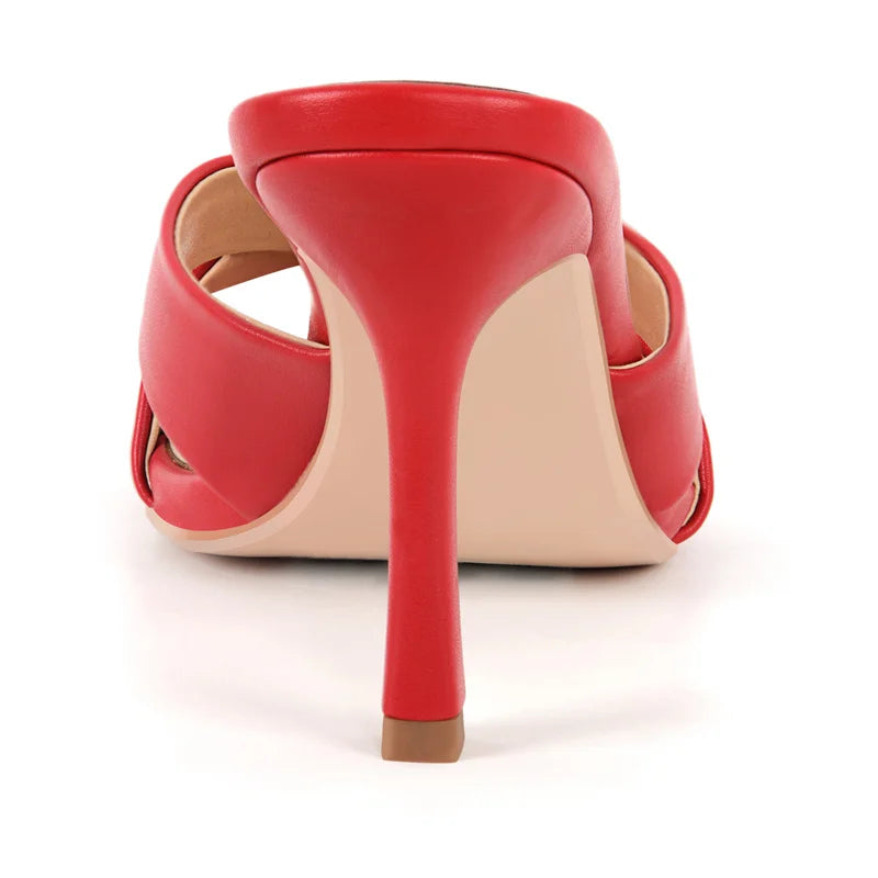 Mules "Rouge Passion"