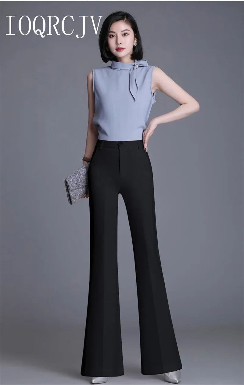 Pantalon Évasé Palazzo Blanc
