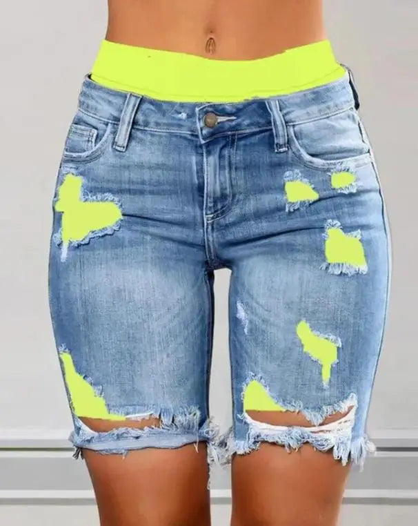15 a Le "Distressed" Taille Haute