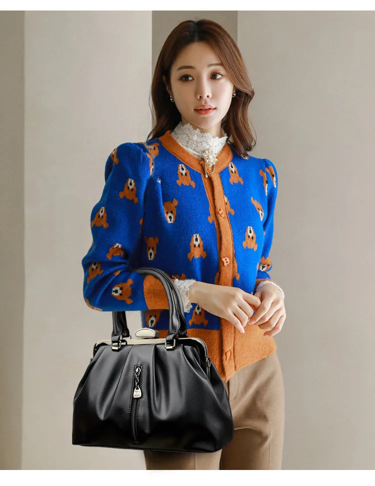 Sac à main de luxe de marque (Cuir véritable, loisirs)