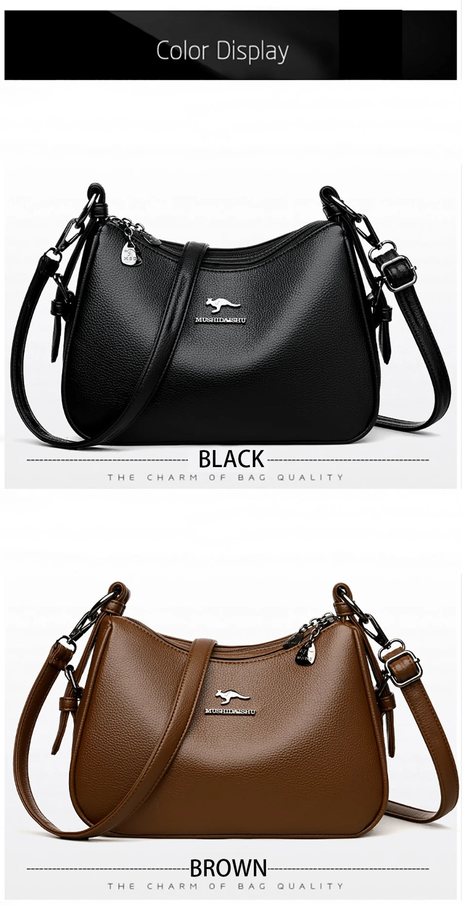 Sacs bandoulière cuir haute qualité