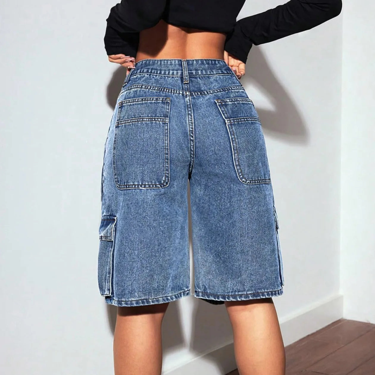 Le Short City "Cargo Denim"