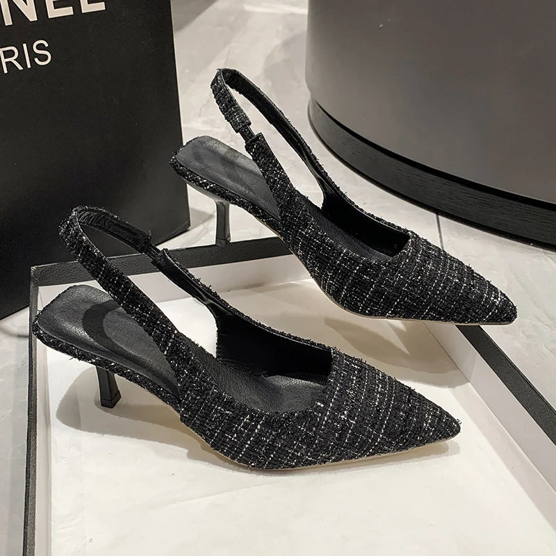Slingbacks "Iconic Noir"