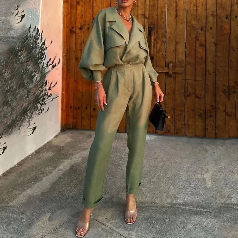 Ensemble City Vert Olive