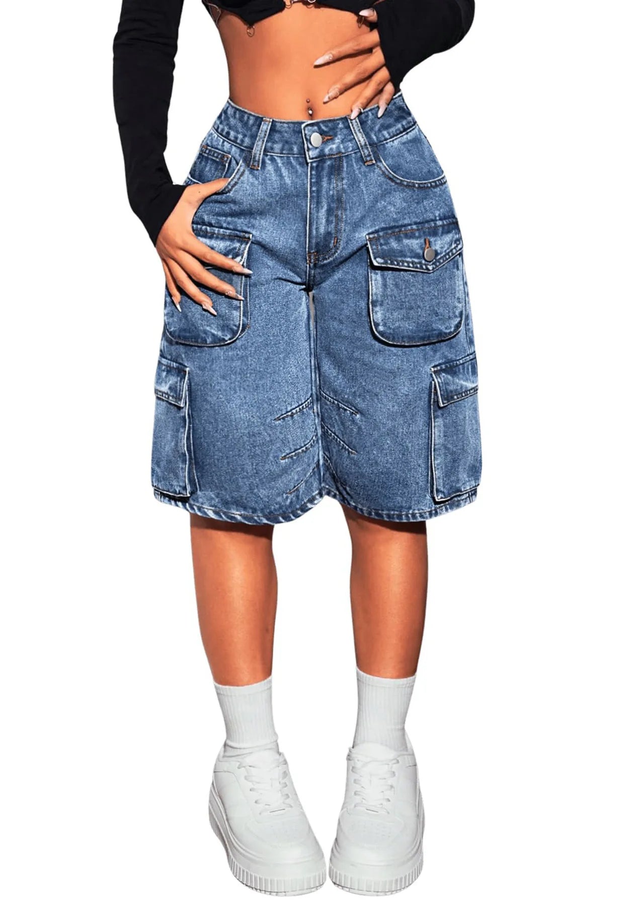 Le Short City "Cargo Denim"