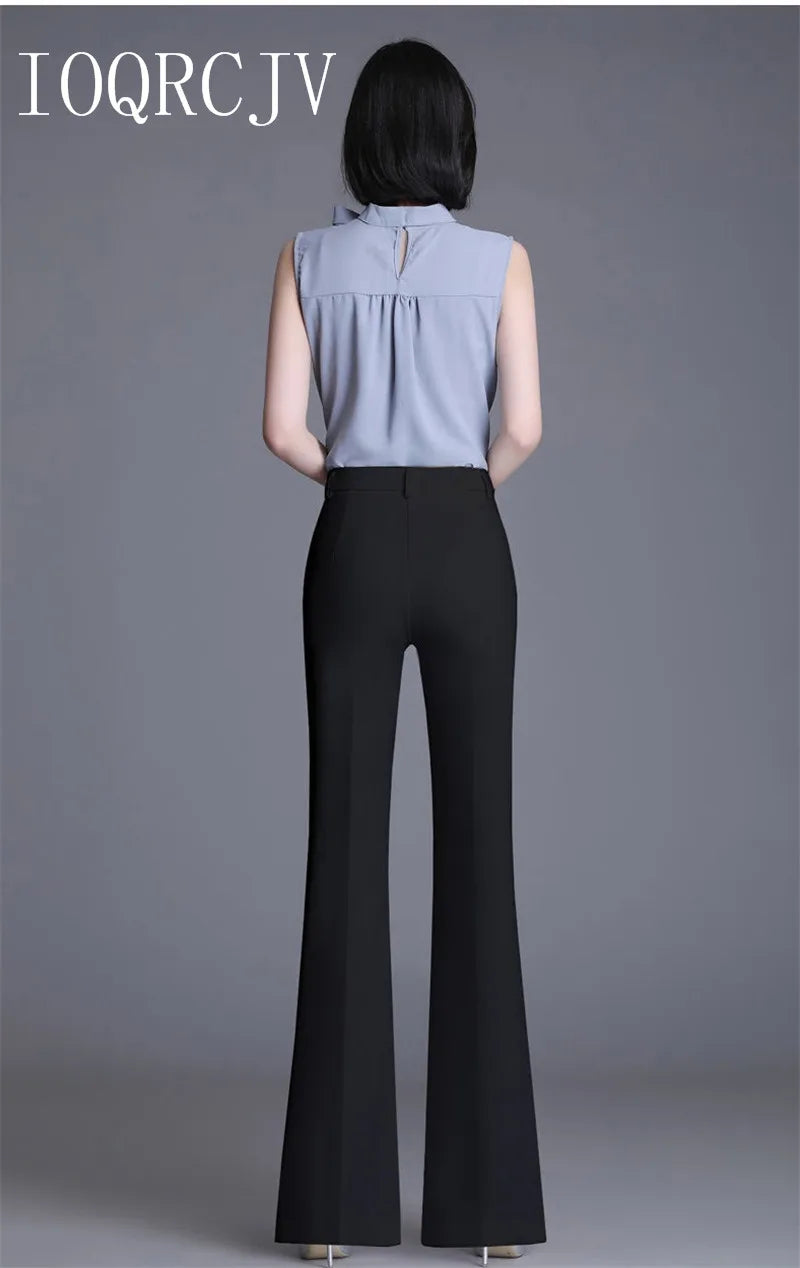 Pantalon Évasé Palazzo Blanc