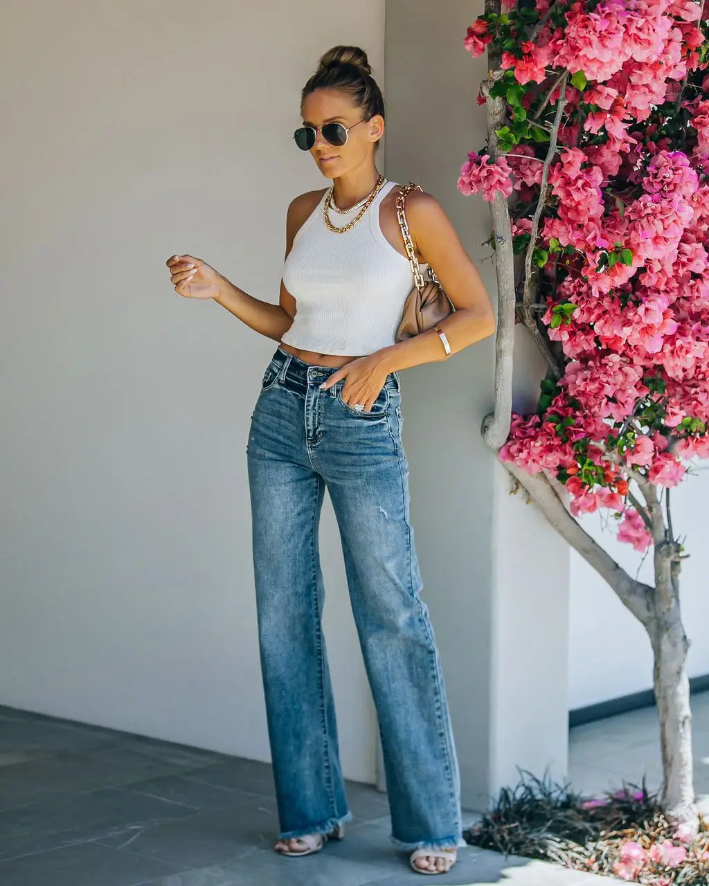 Jean Wide Leg High