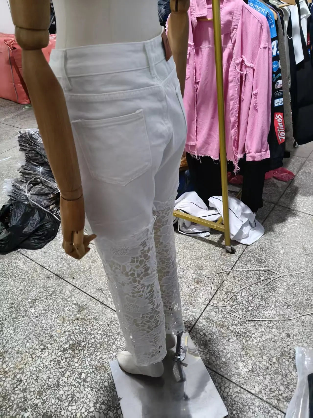 Jean Boho Dentelle