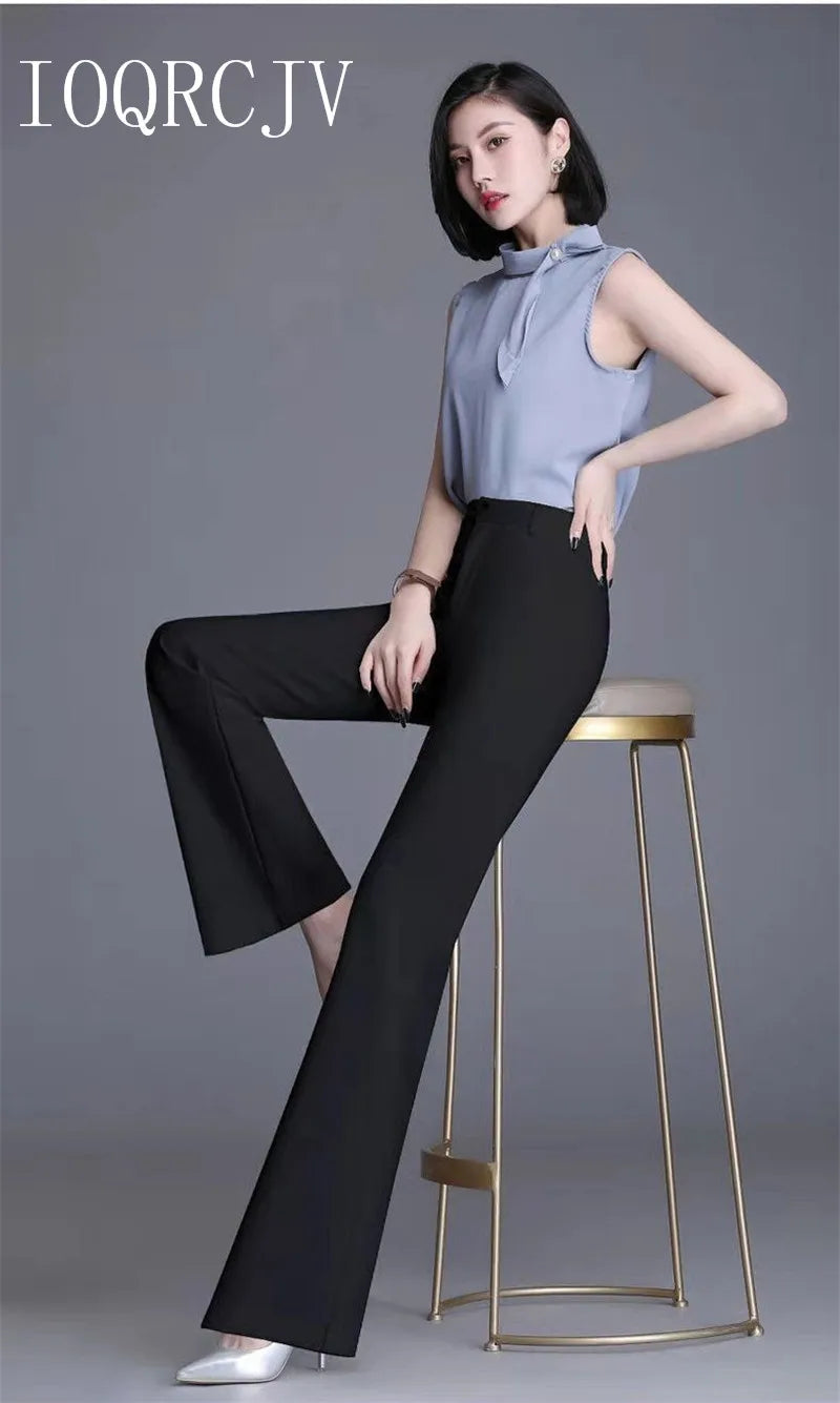 Pantalon Évasé Palazzo Blanc